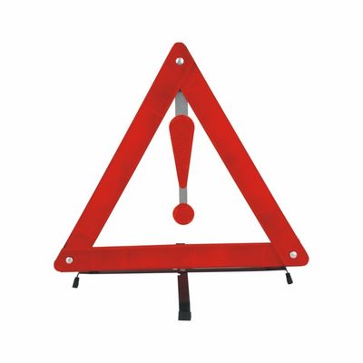 安全のために簡単に組み立てます レッド・ドット反射型道路脇車緊急警告三角形