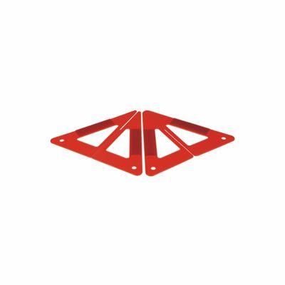 Gpps ヒップス/Pmma Abs 道路標識安全キット 障害 緊急時の赤い交通警告三角形