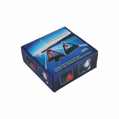 道路安全 閃光 LED 警告 三角形 簡単に操作し,自動車の緊急事態のために組み立て