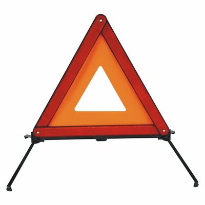 PMMA+ABS トラック用 高可視性 レッドポータブル道路危険三角